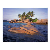 Africa, Indian Ocean, Seychelles, Praslin Postcard