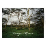 Africa Kenya wild land Card