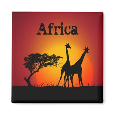 Africa magnet by BluePlanet