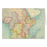 Africa Map with shipping routes Cards
