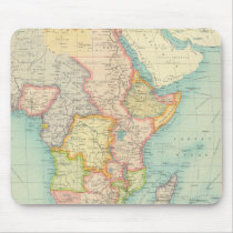 Africa Map with shipping routes Mouse Pad