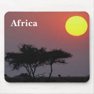 Africa Mouse Mat by cathye421