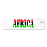 Africa Pan-African Flag bumper stickers