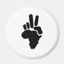 Africa Peace Refrigerator Magnet