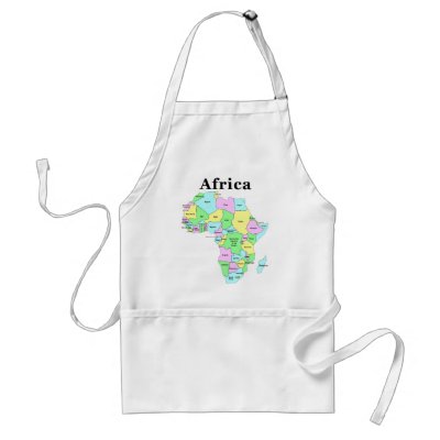Africa - Political Map Apron by Maps_and_Charts