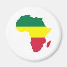 Africa Reggae Refrigerator Magnet