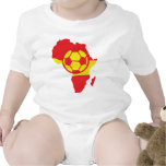 africa shape spain soccer flag shirts