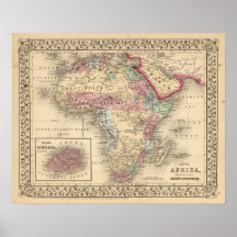 Africa St Helena Print