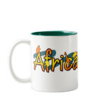 Africa trendy cool and fun design mugs & cups