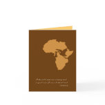African Adoption Announcement Cards