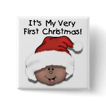 African American Baby 1st Christmas