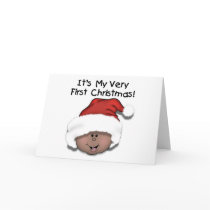 African American Baby 1st Christmas