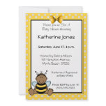 African American Baby Bee invitations