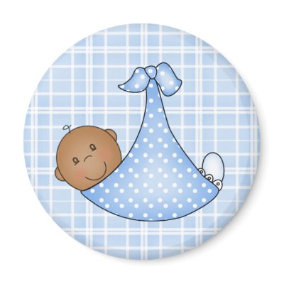 African American Baby Boy in Blanket by new_baby