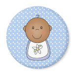 African American Baby Boy   magnets
