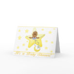 African American Baby Star is Born cards