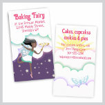 African American baker pastry chef kitchen fairy b business cards