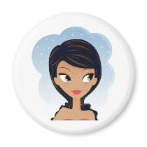 African American beauty magnets