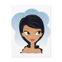 African American beauty postcards