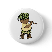 African American  Boy Golfer