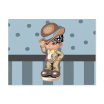 African American Boy Postcard