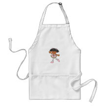 African American Dancing Girl Aprons