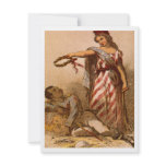 African American dying - Civil War image 1863 invitations