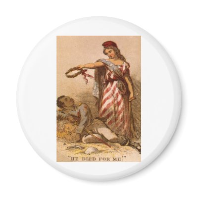 African American dying - Civil War image 1863 by HistoryInFrame