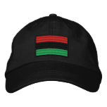 African American Embroidered Baseball Cap