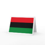 African American Flag Greeting Card