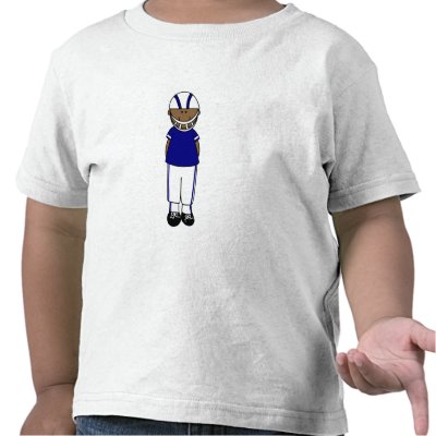 African American Football Player by toddlersplace