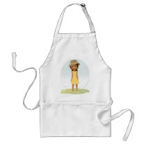 African American Girl aprons