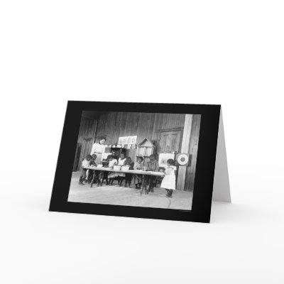 African American Kindergarten in Hampton, VA 1899 Card by lc_vintagephotos