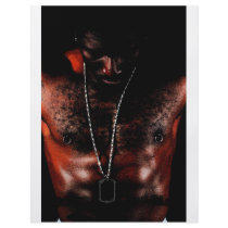 African American Man flyer