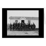 African American Military Band 1865 cards