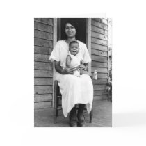 African American Mother and Child Card