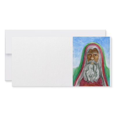 African American Old World Santa by Lenora