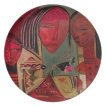 African american plate