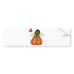 african american pumpkin angel bumper stickers
