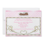 African American Sleeping Angel Shower Invitations