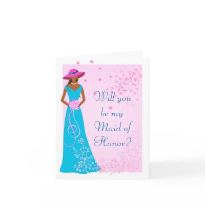 African American - Wedding Party Card by SquirrelHugger