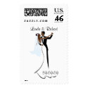African American Wedding Postage postage