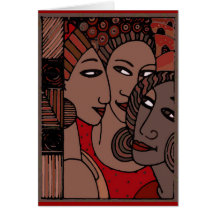 African American Women Card