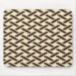 African ankara peanut fabric mouse pad