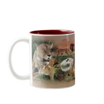 African Big 5 cofee mug - Lion