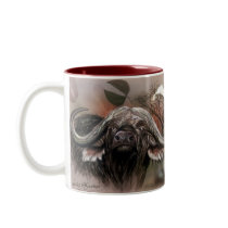 African Big 5 coffee mug - Cape Buffalo