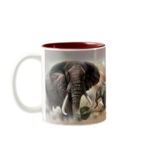 African Big 5  coffee mug - Elephant