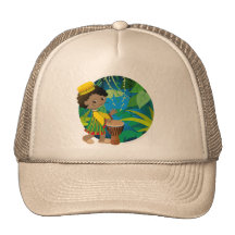 African boy mesh hats