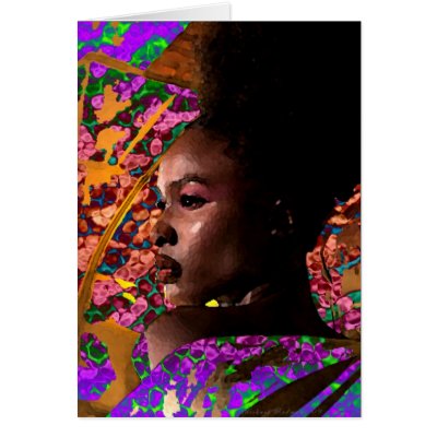 African Greeting Cards by Redman4u2