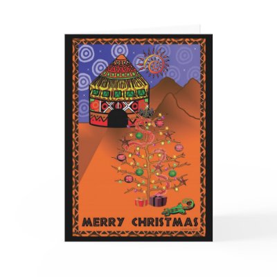African Christmas Cards by Eish_Studio